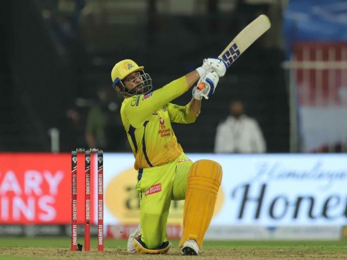 CSK vs RR Latest News: MS Dhoni's Big hits, the ball went straight out of the stadium, and ... | CSK vs RR Latest News : धोनीचा भीमटोला, मैदानावरून चेंडू थेट स्टेडियमबाहेर गेला, आणि...