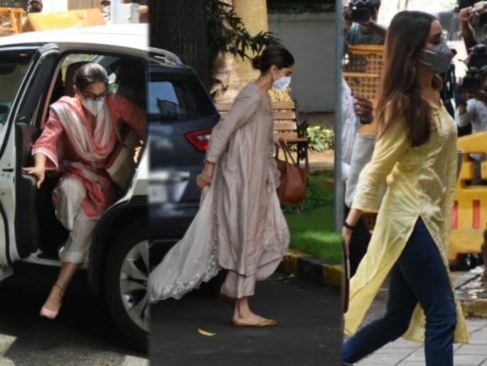 Deepika - Karisma's face to face, Sara, Shraddha also reached for NCB inquiry | दीपिका - करिष्माची समोरासमोर झाडाझडती, सारा, श्रद्धा देखील एनसीबी चौकशीसाठी पोहचल्या Deepika - Karisma's face to face, Sara, Shraddha also reached for NCB inquiry | दीपिका - करिष्माची समोरासमोर झाडाझडती, सारा, श्रद्धा देखील एनसीबी चौकशीसाठी पोहचल्या