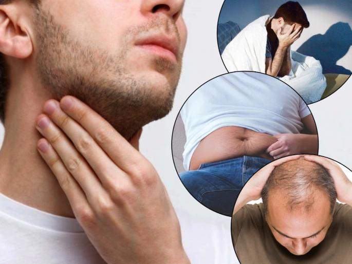 Health Tips Marathi: 7 signs and symptoms of hypothyroidism in men by experts | 'ही' लक्षणं असतील तर तुम्हालाही असू शकतो थायरॉईड; वेळीच जाणून घ्या तज्ज्ञांचा सल्ला Health Tips Marathi: 7 signs and symptoms of hypothyroidism in men by experts | 'ही' लक्षणं असतील तर तुम्हालाही असू शकतो थायरॉईड; वेळीच जाणून घ्या तज्ज्ञांचा सल्ला