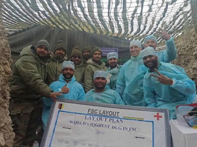 army doctors performed surgery on soldier at an altitude of 16 thousand feet | कडक सॅल्यूट! तब्बल 16,000 फूट उंचीवर डॉक्टरांनी केली जवानाची यशस्वी शस्त्रक्रिया, रचला इतिहास army doctors performed surgery on soldier at an altitude of 16 thousand feet | कडक सॅल्यूट! तब्बल 16,000 फूट उंचीवर डॉक्टरांनी केली जवानाची यशस्वी शस्त्रक्रिया, रचला इतिहास