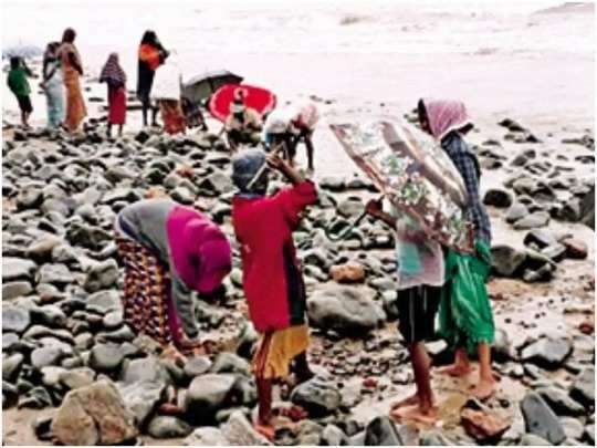 Hurricanes struck, and the fishermen's fortunes changed, with gold being found on shore | चक्रिवादळ आले आणि मच्छिमारांचे नशीबच पालटले, किनाऱ्यावर सोने मिळू लागले Hurricanes struck, and the fishermen's fortunes changed, with gold being found on shore | चक्रिवादळ आले आणि मच्छिमारांचे नशीबच पालटले, किनाऱ्यावर सोने मिळू लागले