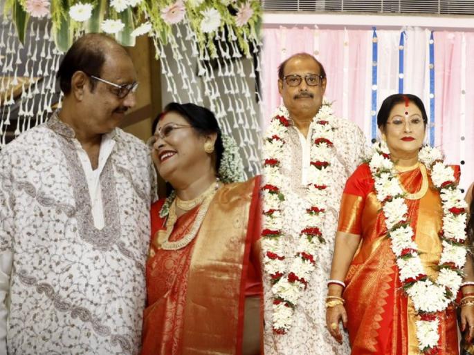 Son shares 66 year old dad and step mother s wedding ceremony photos with beautiful message | ६६ वर्षीय गृहस्थानं केलं दुसरं लग्न; अन् सावत्र आईसह वडिलांचा फोटो पोस्ट करत लेक म्हणाला..... Son shares 66 year old dad and step mother s wedding ceremony photos with beautiful message | ६६ वर्षीय गृहस्थानं केलं दुसरं लग्न; अन् सावत्र आईसह वडिलांचा फोटो पोस्ट करत लेक म्हणाला.....