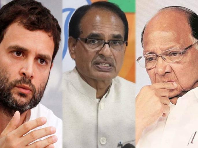 madhya pradesh cm shivraj singh chauhan criticises opposition partys dissent on farm laws | "शेतकऱ्यांना कर्जबाजारी करणारे नेते राष्ट्रपतींची घेताहेत भेट"; शरद पवार, राहुल गांधींवर हल्लाबोल 