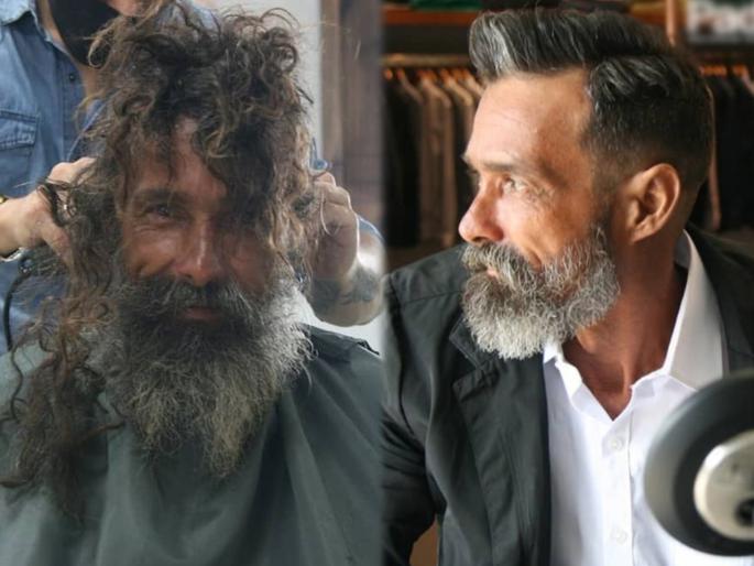 Brazil homeless man reunited with his family after his photograph went viral online | न्हाव्यानं गरिबाचा सुटाबुटातला फोटो सोशल मीडियावर टाकला, अन् १० वर्षांनी कुटुंबाला पटली ओळख Brazil homeless man reunited with his family after his photograph went viral online | न्हाव्यानं गरिबाचा सुटाबुटातला फोटो सोशल मीडियावर टाकला, अन् १० वर्षांनी कुटुंबाला पटली ओळख