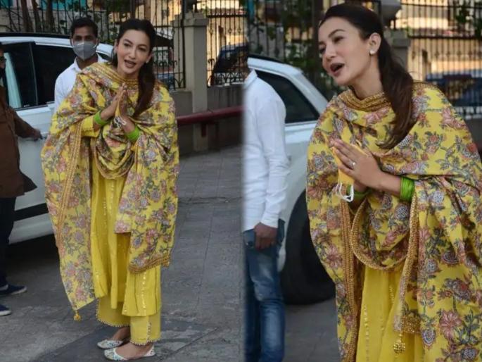 Bride to be gauahar Khan steps out in a mellow yellow ethnic wear | अक्षता पडण्यापूर्वी फोटोग्राफर्सनं केली विनंती, लग्नाच्या काही तास आधी गौहर खाननं दिला 'सुखद धक्का' Bride to be gauahar Khan steps out in a mellow yellow ethnic wear | अक्षता पडण्यापूर्वी फोटोग्राफर्सनं केली विनंती, लग्नाच्या काही तास आधी गौहर खाननं दिला 'सुखद धक्का'