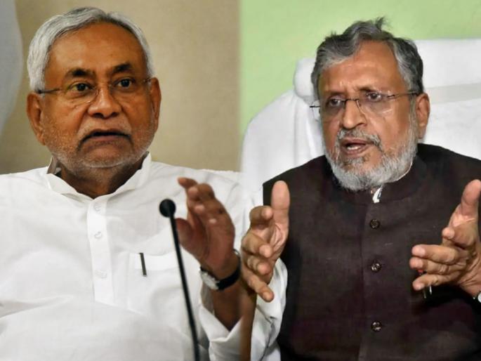 bjp leader sushil kumar modi supports nitish kumar about his statement on cm face | "...म्हणून इच्छा नसतानाही नितीश कुमार यांनी मुख्यमंत्रिपदाचा केला स्वीकार" bjp leader sushil kumar modi supports nitish kumar about his statement on cm face | "...म्हणून इच्छा नसतानाही नितीश कुमार यांनी मुख्यमंत्रिपदाचा केला स्वीकार"