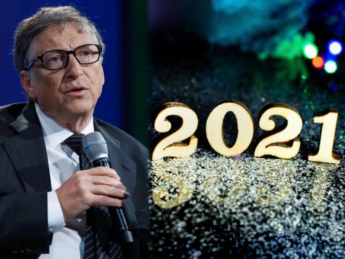 New Year 2021: Bill gates is hopeful for the next year and says we have to be careful about new corona strain | New Year 2021 : माहामारीची भविष्यवाणी करणाऱ्या बिल गेट्स यांनीच सांगितलं; कसं असेल नववर्ष २०२१ New Year 2021: Bill gates is hopeful for the next year and says we have to be careful about new corona strain | New Year 2021 : माहामारीची भविष्यवाणी करणाऱ्या बिल गेट्स यांनीच सांगितलं; कसं असेल नववर्ष २०२१