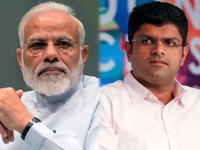 dushyant chautala to meet prime minister narendra modi in delhi | न भूतो! हरियाणाचे खट्टर सरकार वाचविण्यासाठी मोदी उतरले मैदानात; दुष्यंत चौटाला घेणार भेट dushyant chautala to meet prime minister narendra modi in delhi | न भूतो! हरियाणाचे खट्टर सरकार वाचविण्यासाठी मोदी उतरले मैदानात; दुष्यंत चौटाला घेणार भेट