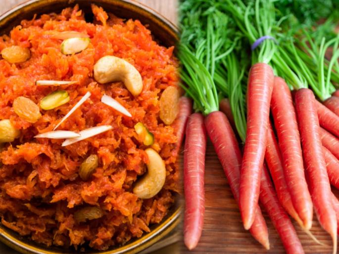 Benefits of eating carrot in winter | हिवाळ्यात आजारांना ४ हात लांब ठेवण्यासाठी फायदेशीर गाजराचा हलवा; इतर फायदे वाचून व्हाल अवाक् Benefits of eating carrot in winter | हिवाळ्यात आजारांना ४ हात लांब ठेवण्यासाठी फायदेशीर गाजराचा हलवा; इतर फायदे वाचून व्हाल अवाक्
