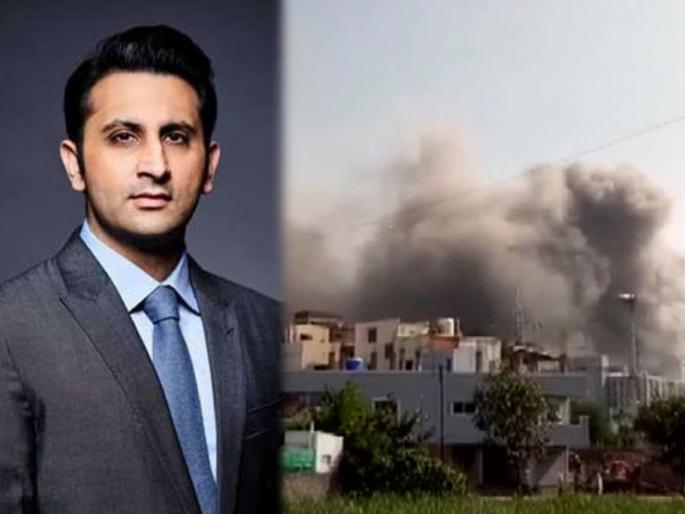 Adar Poonawala gave important information about the fire at the building of Serum Institute | सीरम इन्स्टिट्युटच्या इमारतीला भीषण आग, अदर पूनावाला यांनी दिली नुकसानीबाबत महत्त्वाची माहिती Adar Poonawala gave important information about the fire at the building of Serum Institute | सीरम इन्स्टिट्युटच्या इमारतीला भीषण आग, अदर पूनावाला यांनी दिली नुकसानीबाबत महत्त्वाची माहिती