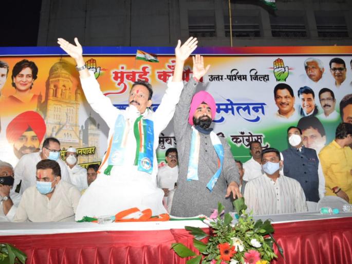 to fly tricolor on Mumbai Municipal Corporation - Bhai Jagtap | मुंबई महानगरपालिकेवर तिरंगा फडकवणार - भाई जगताप