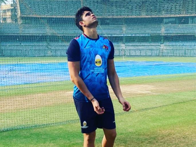 IPL 2021 Auction: Arjun Tendulkar appears in Mumbai Indians jersey before auction | IPL 2021 Auction : लिलावापूर्वीच अर्जुन तेंडुलकर दिसला 'या' संघाच्या जर्सीत; चर्चांनी वातावरण तापले 