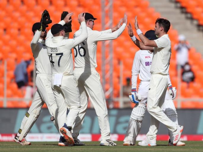 India vs England, 4th Test: India reach 24/1 (Pujara 15*, Anderson 1/5) at stumps on Day 1, trail England by 181 runs | India vs England, 4th Test : टीम इंडियानं गाजवला पहिला दिवस, पण गमावली महत्त्वाची विकेट