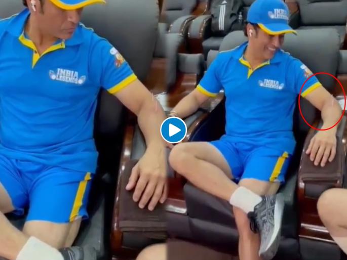 Road Safety World Series : Virender Sehwag posts an adorable video with ‘God ji’ Sachin Tendulkar | ‘God ji’!, हातावर 'सुई' टोचून सचिन तेंडुलकर आज इंग्लंडविरुद्ध मैदानावर उतरणार; वीरूनं पोस्ट केला Video