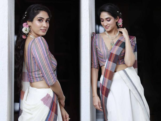 Stylish photoshoot done by deepti sati, looks very beautiful | मराठमोळ्या दीप्ती सतीने साडीत केलं स्टायलिश फोटोशूट, दिसतेय खूपच सुंदर