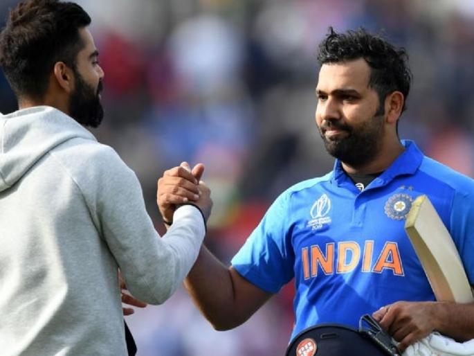 Virat Kohli moves to number 4 in ICC T20 batsman ranking, Rohit Sharma slip to 3rd spot in ODI Ranking | ICC Ranking : ट्वेंटी-20 क्रमवारीत विराट कोहलीची आगेकूच, पण वन डे क्रमवारीत रोहित शर्माला बसला धक्का