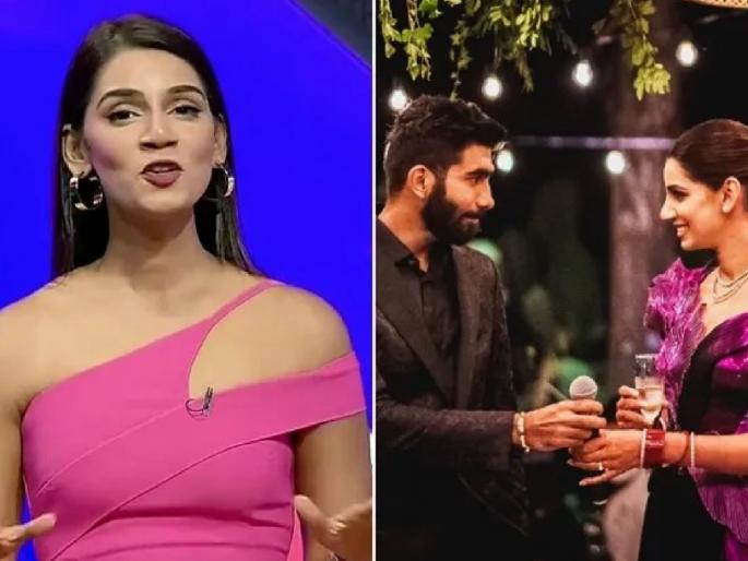 IND vs ENG, 2nd ODI : Fans rejoice as Sanjana Ganesan resumes work for first time since marrying Jasprit Bumrah | IND vs ENG, 2nd ODI : संजना गणेशन दिसली टिव्हीवर; नेटिझन्स विचारतायत जसप्रीत बुमराह कुठेय?