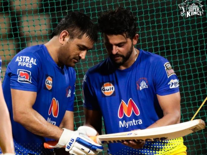 IPL 2021 : Suresh Raina shares 'heart to heart' picture with MS Dhoni, wows CSK fans with his caption, watch Video | IPL 2021 : चेन्नई सुपर किंग्सची 'सुपर हिट' जोडी पुन्हा एकत्र दिसली, सुरेश रैनाची भावनिक पोस्ट, Video