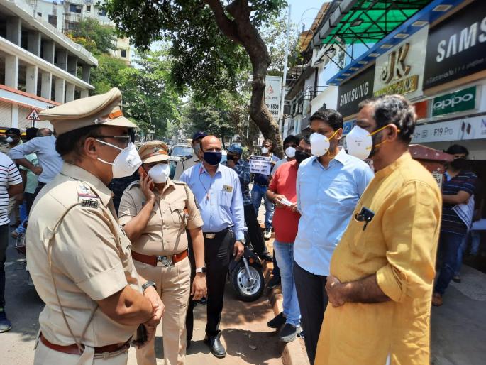 Demand for relaxation of restrictions in the sanctity of trade movement in Thane | ठाण्यातील व्यापारी आंदोलनाच्या पावित्र्यात, निर्बंध शिथील करण्याची केली मागणी