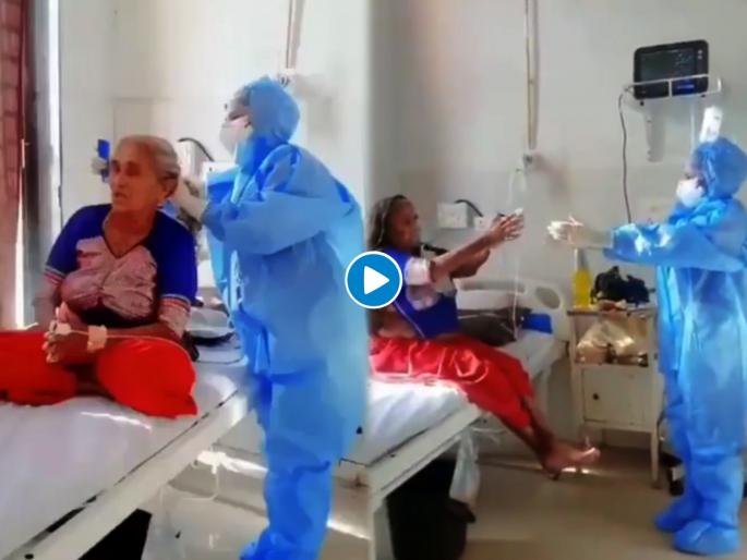 Doctor made ponytail of corona patient ips said corona warriors also sharing family love see video | Doctor made ponytail of corona patient: सलाम! कोरोना रुग्णाची वेणी घालतानाचा डॉक्टरचा व्हिडीओ व्हायरल, दृश्य पाहून तुम्हीही व्हाल भावूक Doctor made ponytail of corona patient ips said corona warriors also sharing family love see video | Doctor made ponytail of corona patient: सलाम! कोरोना रुग्णाची वेणी घालतानाचा डॉक्टरचा व्हिडीओ व्हायरल, दृश्य पाहून तुम्हीही व्हाल भावूक