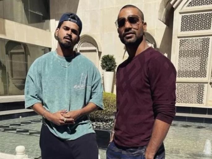 IPL 2021: Shreyas Iyer takes a hilarious dig at Shikhar Dhawan after DC vs RR clash | IPL 2021 : 'गब्बर' शिखर धवनच्या मांडीची काय अवस्था झालीय बघा; श्रेयस अय्यरची झक्कास पोस्ट