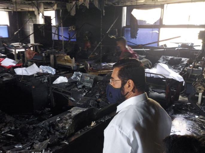 Virar Hospital Fire: Rs 5 lakh assistance from the Municipal Corporation to the families of the victims of the accident - Eknath Shinde | Virar Hospital Fire : दुर्घटनेतील मृतांच्या कुटुंबीयांना महापालिकेच्यावतीने ५ लाख रुपयांची मदत - एकनाथ शिंदे Virar Hospital Fire: Rs 5 lakh assistance from the Municipal Corporation to the families of the victims of the accident - Eknath Shinde | Virar Hospital Fire : दुर्घटनेतील मृतांच्या कुटुंबीयांना महापालिकेच्यावतीने ५ लाख रुपयांची मदत - एकनाथ शिंदे