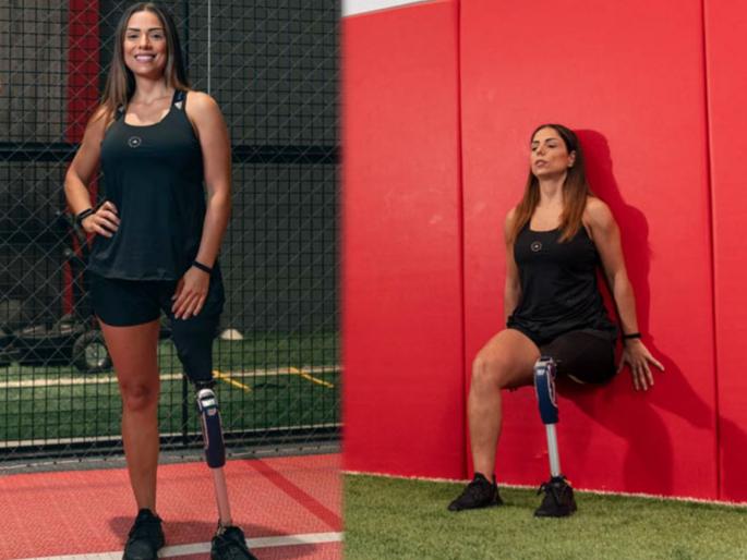 Dubai women breaks record : Dubai women breaks record for longest static wall sit | कौतुकास्पद! भिंतीचा आधार घेत २ मिनिटांहून अधिक वेळ बसली; दिव्यांग महिलेची विक्रमाला गवसणी