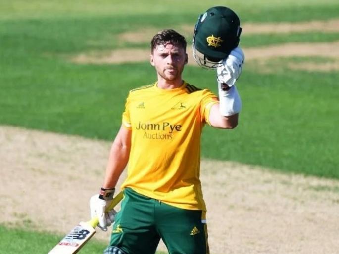 Joe Clarke smashed 136 off 65 balls to power Nottinghamshire to the first win of their Vitality Blast title defence against Northamptonshire | इंग्लंडच्या फलंदाजाची खतरनाक खेळी; 17 चेंडूंत कुटल्या 90 धावा, षटकरांचा पाऊस पाडून गोलंदाजांना केलं हैराण