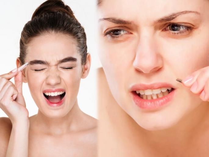 Tweezing disadvantages : Tweezing disadvantages and body parts where not to pluck hair | Tweezing disadvantages : 'या' 5 अवयवांवरचे केस कधीही उपटून काढू नका; अन्यथा मृत्यूचं ठरू शकतं कारण, जाणून घ्या कसं