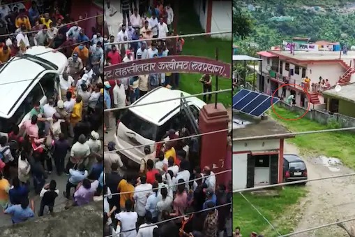 The mob chased the BJP leader by beating him, jumped from the wall and saved his life | जमावाने भाजपा नेत्याला मारहाण करून केला पाठलाग, भिंतीवरून उडी मारून वाचवला जीव The mob chased the BJP leader by beating him, jumped from the wall and saved his life | जमावाने भाजपा नेत्याला मारहाण करून केला पाठलाग, भिंतीवरून उडी मारून वाचवला जीव