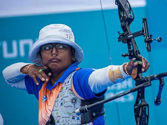 Tokyo Olympics: Deepika Kumari makes history, reaches Archery quarter finals with thrilling victory | Tokyo Olympics: दीपिका कुमारीने रचला इतिहास, रोमांचक विजयासह गाठली उपांत्यपूर्व फेरी Tokyo Olympics: Deepika Kumari makes history, reaches Archery quarter finals with thrilling victory | Tokyo Olympics: दीपिका कुमारीने रचला इतिहास, रोमांचक विजयासह गाठली उपांत्यपूर्व फेरी
