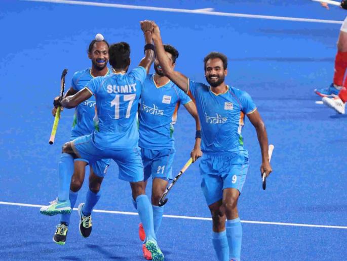 Tokyo Olympics: India reach semi-finals after 41 years in hockey, beat Britain 3-1 | Tokyo Olympics: हॉकीत ४१ वर्षांनी पदकाच्या जवळ, भारताचा उपांत्य फेरीत प्रवेश, ब्रिटनला दिली ३-१ अशी मात Tokyo Olympics: India reach semi-finals after 41 years in hockey, beat Britain 3-1 | Tokyo Olympics: हॉकीत ४१ वर्षांनी पदकाच्या जवळ, भारताचा उपांत्य फेरीत प्रवेश, ब्रिटनला दिली ३-१ अशी मात