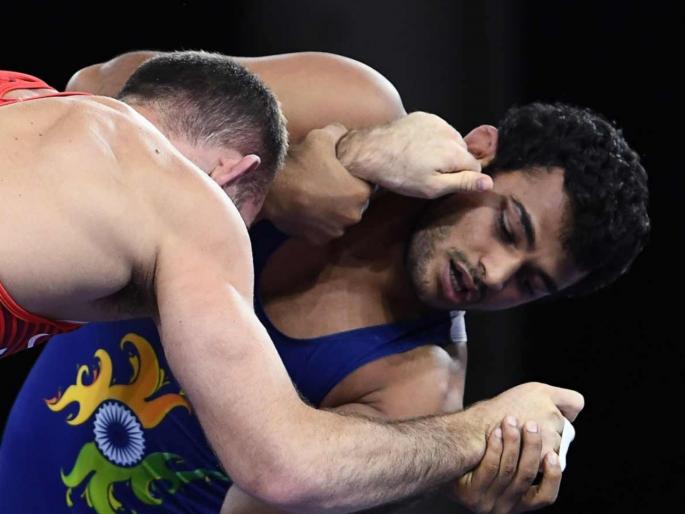 Tokyo Olympic : Deepak Punia (FS 86kg), lost in the final seconds of the bronze medal match in Tokyo 2020 | Tokyo Olympic, Deepak Punia : अखेरच्या ३० सेकंदात सामना फिरला अन् दीपक पुनियाला कांस्य पदकानं हुलकावणी दिली Tokyo Olympic : Deepak Punia (FS 86kg), lost in the final seconds of the bronze medal match in Tokyo 2020 | Tokyo Olympic, Deepak Punia : अखेरच्या ३० सेकंदात सामना फिरला अन् दीपक पुनियाला कांस्य पदकानं हुलकावणी दिली
