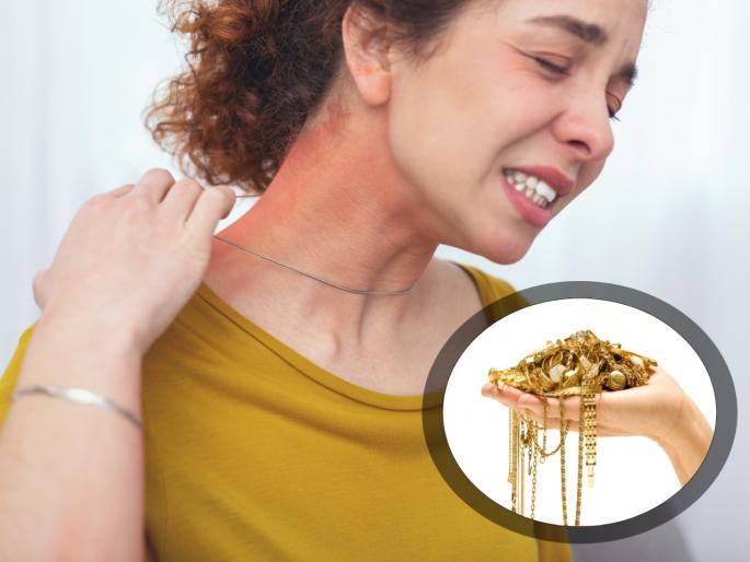 Fake jewellery : Side effects of wearing fake jewellery daily | Fake jewellery : खोट्या दागिन्यांमुळे होतात 5 स्किन प्रॉब्लेम; डॉक्टरांनी सांगितली ॲलर्जीची कारणं, उपाय
