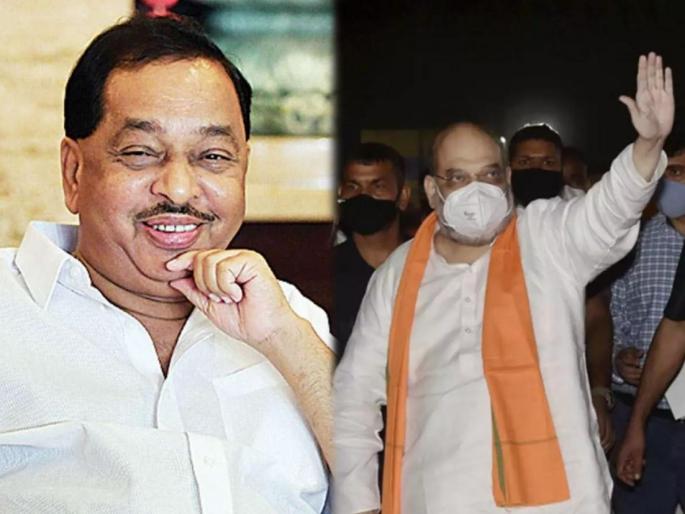 Big news: After the arrest, Narayan Rane was called by Amit Shah and asked ... | मोठी बातमी: अटकेच्या कारवाईनंतर नारायण राणेंना अमित शहांचा फोन, विचारपूस करत म्हणाले... Big news: After the arrest, Narayan Rane was called by Amit Shah and asked ... | मोठी बातमी: अटकेच्या कारवाईनंतर नारायण राणेंना अमित शहांचा फोन, विचारपूस करत म्हणाले...