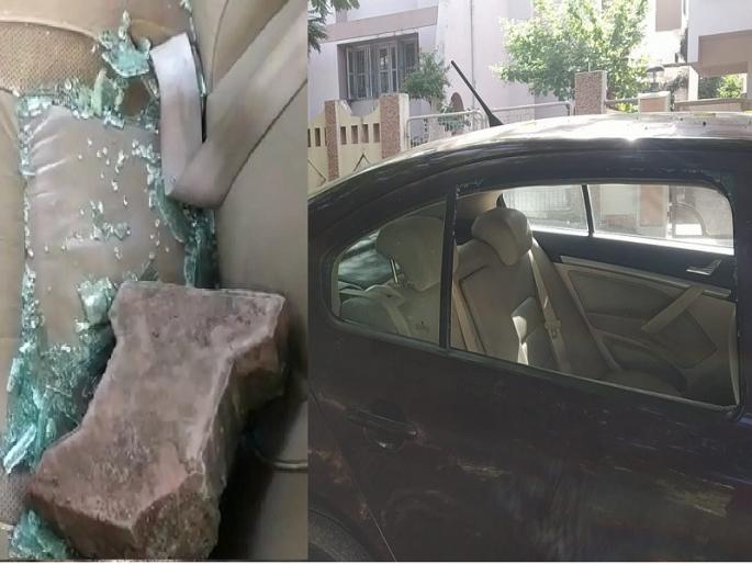 Noise from a drunken thief! Alishan smashed 17 vehicles and stole two laptops | नशेखोर चोरट्याकडून खळखट्याक ! आलिशान १७ गाड्यांची तोडफोड करत दोन लॅपटॉप पळवले Noise from a drunken thief! Alishan smashed 17 vehicles and stole two laptops | नशेखोर चोरट्याकडून खळखट्याक ! आलिशान १७ गाड्यांची तोडफोड करत दोन लॅपटॉप पळवले