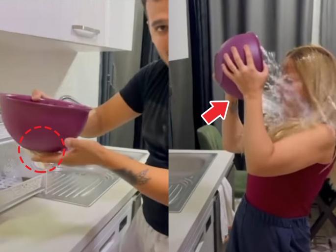 boyfriend prank with girlfriend funny video goes viral on social media | गर्लफ्रेंडला मुर्ख बनवायला गेला अन् त्याचा प्रँक स्वत:वरच उलटला, पुन्हा मस्करी करायला जाणार नाही boyfriend prank with girlfriend funny video goes viral on social media | गर्लफ्रेंडला मुर्ख बनवायला गेला अन् त्याचा प्रँक स्वत:वरच उलटला, पुन्हा मस्करी करायला जाणार नाही