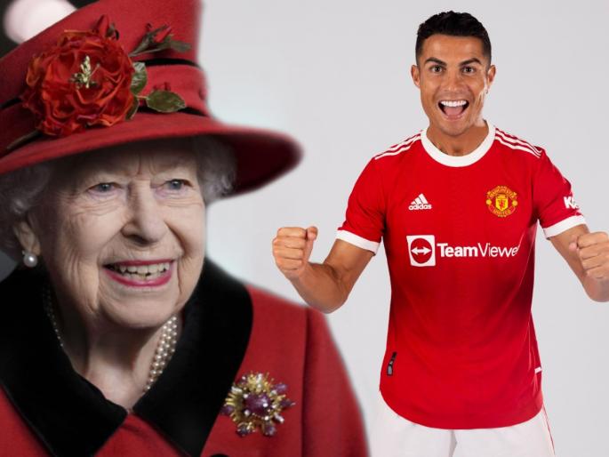 Fact Check: Did Queen Elizabeth Really Order Cristiano Ronaldo's Manchester United 80 Jerseys? | Fact Check: क्विन एलिझाबेथ आहेत ख्रिस्तियानो रोनाल्डोच्या जबरदस्त फॅन; मँचेस्टर युनायटेड क्लबकडे केली 'ही' खास मागणी! Fact Check: Did Queen Elizabeth Really Order Cristiano Ronaldo's Manchester United 80 Jerseys? | Fact Check: क्विन एलिझाबेथ आहेत ख्रिस्तियानो रोनाल्डोच्या जबरदस्त फॅन; मँचेस्टर युनायटेड क्लबकडे केली 'ही' खास मागणी!