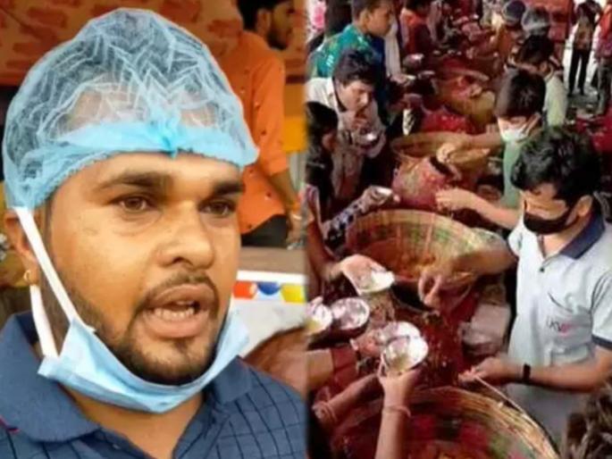 bhopal anchal gupta serving free golgappas to people after birth of daughter | मुलगी झाली हो! घरी आली 'नन्ही परी'; 'त्यानं' आनंदात फ्रीमध्ये 50 हजार लोकांना वाटली 'पाणीपुरी' bhopal anchal gupta serving free golgappas to people after birth of daughter | मुलगी झाली हो! घरी आली 'नन्ही परी'; 'त्यानं' आनंदात फ्रीमध्ये 50 हजार लोकांना वाटली 'पाणीपुरी'