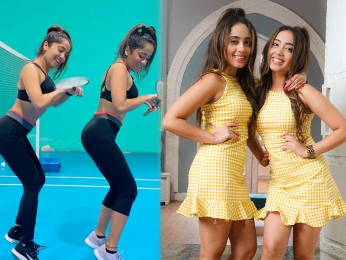 Suddenly, while playing badminton, I started doing chinky-minky dance, the video is going viral | बॅडमिंटन खेळता खेळता अचानक चिंकी-मिंकी करू लागल्या डान्स, व्हायरल होतोय व्हिडीओ Suddenly, while playing badminton, I started doing chinky-minky dance, the video is going viral | बॅडमिंटन खेळता खेळता अचानक चिंकी-मिंकी करू लागल्या डान्स, व्हायरल होतोय व्हिडीओ
