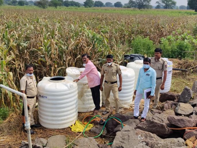 15,000 liters of biodiesel worth Rs 15 lakh seized in Jalna district | जालना जिल्ह्यात १५ लाख किमतीचे १५ हजार लिटर बायोडिझेल जप्त 15,000 liters of biodiesel worth Rs 15 lakh seized in Jalna district | जालना जिल्ह्यात १५ लाख किमतीचे १५ हजार लिटर बायोडिझेल जप्त