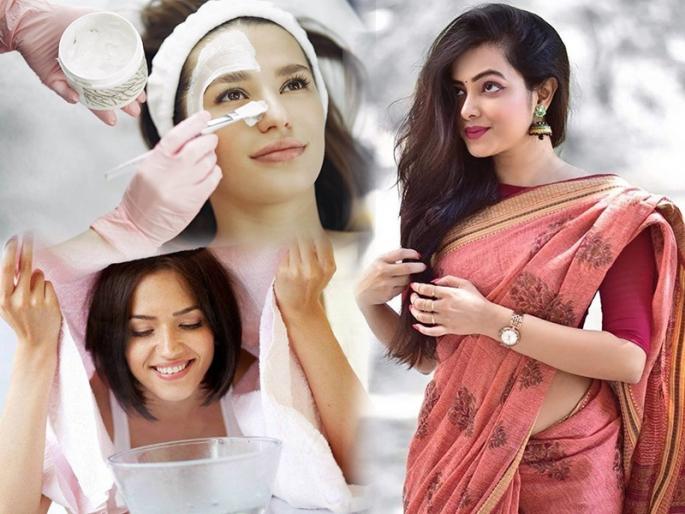 Dussehra Special beauty tips : How to do quick facial at home for glowing skin | Dussehra Special beauty tips : चेहरा काळपट, थकल्यासारखा झालाय? फेशियल करायला वेळ नाहीये? फ्रेश दिसायचं तर काय कराल?