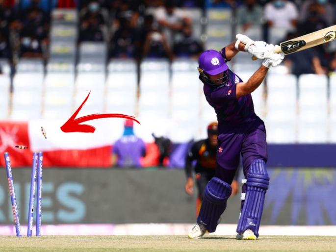 T20 World Cup, SCOvPNG : 6 wickets off the last 12  deliveries, Scotland posted their highest total in T20 World Cup history - 165 for 9 from 20 overs | T20 World Cup, SCOvPNG : १२ चेंडूंत गमावले ६ फलंदाज तरीही स्कॉटलंडनं रचला इतिहास; पापुआ न्यू गिनी संघाची हॅटट्रिक!