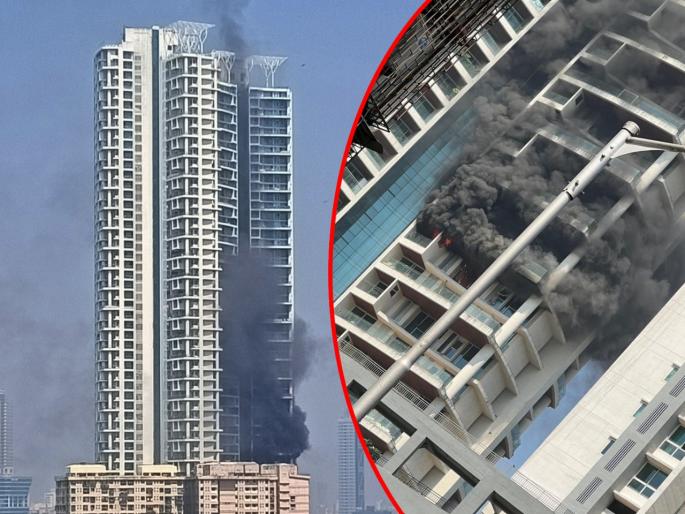 Fire In Mumbai Today: Big fire in 60 storey One Avighna Park building at Curry Road | Fire In Mumbai : करी रोड येथील ६० मजली One Avighna Park इमारतीत भीषण आग, अनेक रहिवासी अडकल्याची भीती Fire In Mumbai Today: Big fire in 60 storey One Avighna Park building at Curry Road | Fire In Mumbai : करी रोड येथील ६० मजली One Avighna Park इमारतीत भीषण आग, अनेक रहिवासी अडकल्याची भीती