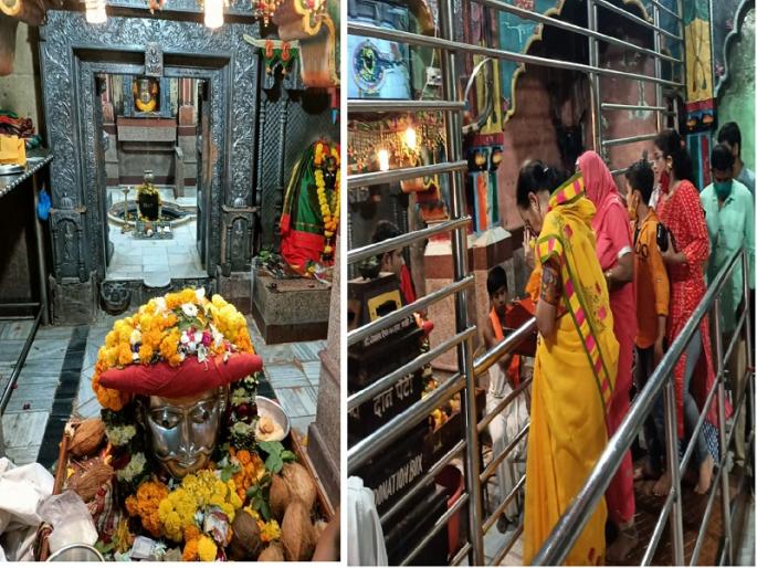 Crowd of devotees to pay obeisance to Lord Vaidyanatha on the day of Lakshmi Puja | लक्ष्मीपूजनाच्या दिवशी प्रभू वैद्यनाथाच्या दर्शनासाठी भाविकांची गर्दी Crowd of devotees to pay obeisance to Lord Vaidyanatha on the day of Lakshmi Puja | लक्ष्मीपूजनाच्या दिवशी प्रभू वैद्यनाथाच्या दर्शनासाठी भाविकांची गर्दी