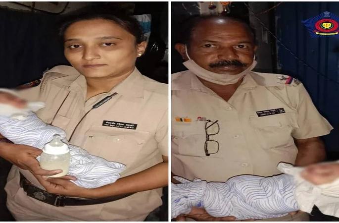 Valuable performance of Mumbai Police; The newborn baby was taken out of the nala and resuscitated | मुंबई पोलिसांची मोलाची कामगिरी; नवजात बालकाला नाल्यातून बाहेर काढून दिलं पुर्नजीवन Valuable performance of Mumbai Police; The newborn baby was taken out of the nala and resuscitated | मुंबई पोलिसांची मोलाची कामगिरी; नवजात बालकाला नाल्यातून बाहेर काढून दिलं पुर्नजीवन