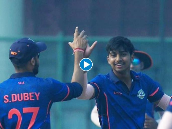 Syed Mushtaq Ali Trophy Semi Final : 4 balls 4 wickets! Vidarbha's Darshan Nalkande's sensational bowling show against Karnataka, Video | Syed Mushtaq Ali Trophy : ४ चेंडू ४ विकेट्स; विदर्भच्या दर्शन नळकांडेचा विक्रम; लसिथ मलिंगा, राशिद खान यांच्या पंक्तित पटकावलं स्थान, video