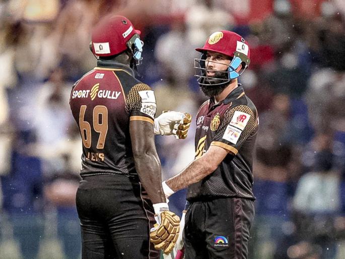 Abu Dhabi T10: Moeen Ali, Kennar Lewis help Northern Warriors register first win of tournament | Abu Dhabi T10: ६,६,६,६,६,४,४,४;  मोईन अलीनं ८ चेंडूंत कुटल्या ४२ धावा, ६ षटकांत संघासाठी उभारल्या १०६ धावा