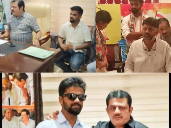 Young Congress activist defaming Chhatrapati Shivaji Maharaj statue in Karnataka, Serious allegations of BJP | कर्नाटकात छत्रपती शिवाजी महाराजांच्या पुतळ्याची विटंबना करणारा तरुण काँग्रेसचा कार्यकर्ता, काँग्रेसच्या नेत्यांसोबतचे फोटे शेअर करत भाजपाचा गंभीर आरोप Young Congress activist defaming Chhatrapati Shivaji Maharaj statue in Karnataka, Serious allegations of BJP | कर्नाटकात छत्रपती शिवाजी महाराजांच्या पुतळ्याची विटंबना करणारा तरुण काँग्रेसचा कार्यकर्ता, काँग्रेसच्या नेत्यांसोबतचे फोटे शेअर करत भाजपाचा गंभीर आरोप