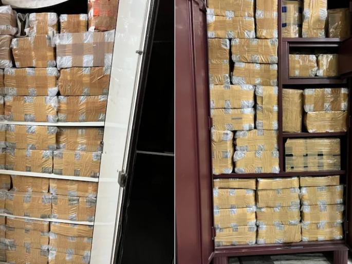 Cash found in the house of a perfume trader piyush jain in Kanpur in Income Tax Raid | कानपूरमधील अत्तर व्यापाऱ्याच्या घरात सापडले घबाड, २४ तास झाले तरी मोजून संपेनात नोटा, १५० कोटींची रोकड जप्त Cash found in the house of a perfume trader piyush jain in Kanpur in Income Tax Raid | कानपूरमधील अत्तर व्यापाऱ्याच्या घरात सापडले घबाड, २४ तास झाले तरी मोजून संपेनात नोटा, १५० कोटींची रोकड जप्त